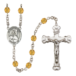 Guardian Angel Protector<br>R6001-8440 6mm Rosary<br>Available in 12 colors