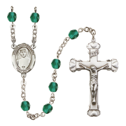 Saint Maria Faustina<br>R6001-8069 6mm Rosary<br>Available in 12 colors