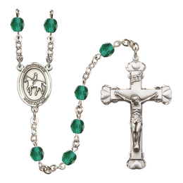 Saint Kateri/Equestrian<br>R6001-8182 6mm Rosary<br>Available in 12 colors