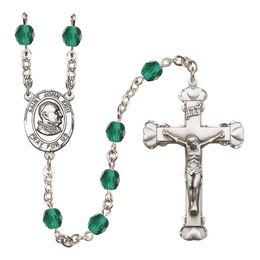 Saint Pope John XXIII<br>R6001 6mm Rosary<br>Available in 11 colors