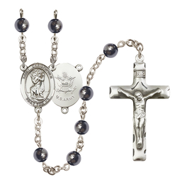 Saint Christopher/Army<br>R6002-8022--2 6mm Rosary