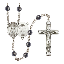 Saint Christopher/National Guard<br>R6002-8022--5 6mm Rosary