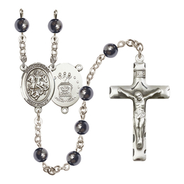 Saint George/Air Force<br>R6002-8040--1 6mm Rosary