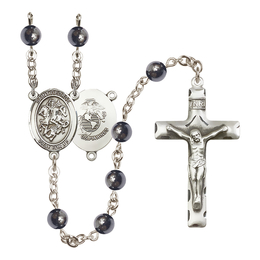 Saint George/Marines<br>R6002-8040--4 6mm Rosary