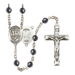 Saint George/National Guard<br>R6002-8040--5 6mm Rosary