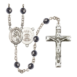Saint Joan of Arc/Air Force<br>R6002-8053--1 6mm Rosary