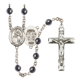 Saint Joan of Arc/National Guard<br>R6002-8053--5 6mm Rosary
