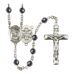 Saint Michael the Archangel/E.M.T.s<br>R6002-8076--10 6mm Rosary
