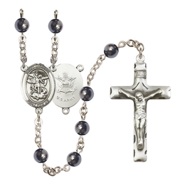 Saint Michael the Archangel/Army<br>R6002-8076--2 6mm Rosary