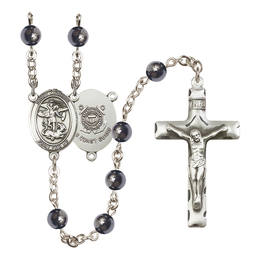 Saint Michael the Archangel/Coast Guard<br>R6002-8076--3 6mm Rosary