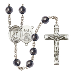 Saint Christopher/Air Force<br>R6003-8022--1 8mm Rosary