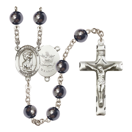 Saint Christopher/Army<br>R6003-8022--2 8mm Rosary