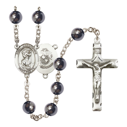 Saint Christopher/Marines<br>R6003-8022--4 8mm Rosary