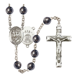 Saint George/Air Force<br>R6003-8040--1 8mm Rosary