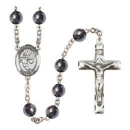 Saint Christopher/Basketball<br>R6003 8mm Rosary