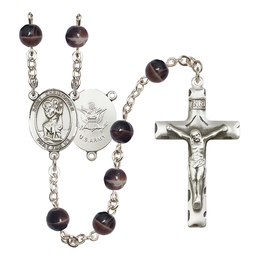 Saint Christopher/Army<br>R6004-8022--2 7mm Rosary