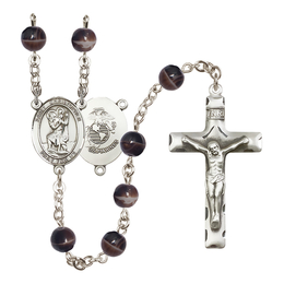 Saint Christopher/Marines<br>R6004-8022--4 7mm Rosary