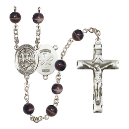 Saint George/National Guard<br>R6004-8040--5 7mm Rosary