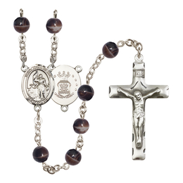 Saint Joan of Arc/Air Force<br>R6004-8053--1 7mm Rosary