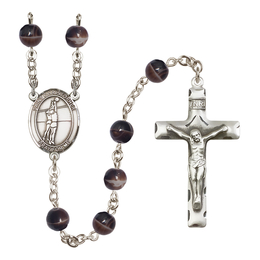 Saint Christopher/Volleyball<br>R6004 7mm Rosary