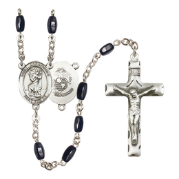 Saint Christopher/Marines<br>R6005-8022--4 8x5mm Rosary