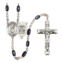 Saint Christopher/Navy<br>R6005-8022--6 8x5mm Rosary