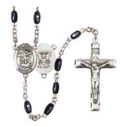 Saint Michael the Archangel/Navy<br>R6005-8076--6 Rosary