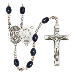 Saint George/National Guard<br>R6006-8040--5 8x6mm Rosary