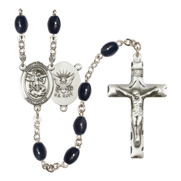 Saint Michael the Archangel/Navy<br>R6006-8076--6 Rosary