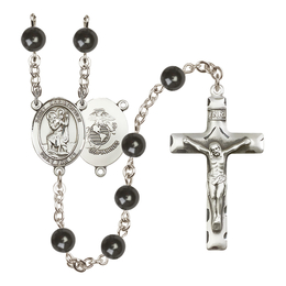 Saint Christopher/Marines<br>R6007-8022--4 7mm Rosary