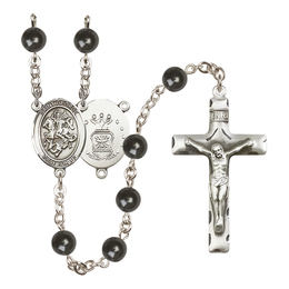 Saint George/Air Force<br>R6007-8040--1 7mm Rosary