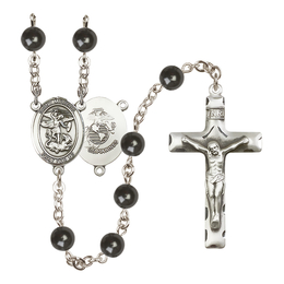 Saint Michael the Archangel/Marines<br>R6007-8076--4 7mm Rosary