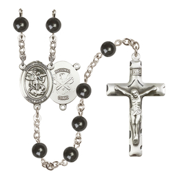 Saint Michael the Archangel/National Guard<br>R6007-8076--5 7mm Rosary