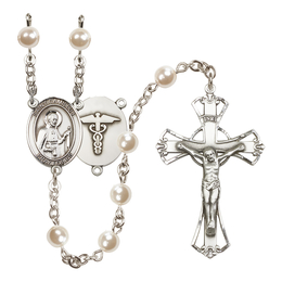 Saint Camillus of Lellis/Nurses<br>R6011-8019--9 6mm Rosary