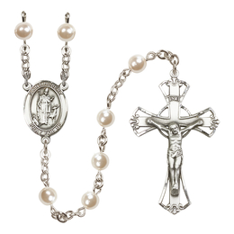 Saint Hubert of Liege<br>R6011-8045 6mm Rosary