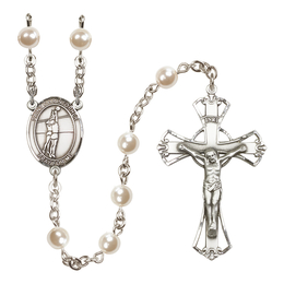 Saint Christopher/Volleyball<br>R6011-8138 6mm Rosary
