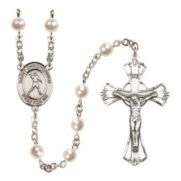 Saint Christopher/Football<br>R6011-8151 6mm Rosary