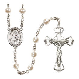 Saint Rita of Cascia/Baseball<br>R6011-8181 6mm Rosary