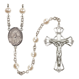 Saint Medard of Noyon<br>R6011-8444 6mm Rosary