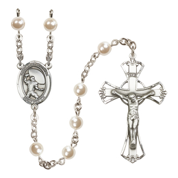 Saint Christopher/Football<br>R6011-8501 6mm Rosary