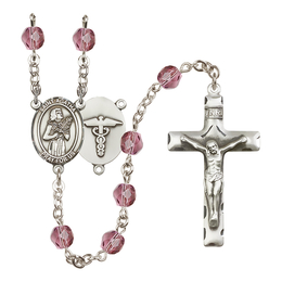 Saint Agatha / Nurse<br>R6013-8003--9 6mm Rosary<br>Available in 12 colors