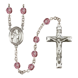 Saint Augustine<br>R6013-8007 6mm Rosary<br>Available in 12 colors