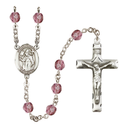 Saint Boniface<br>R6013-8009 6mm Rosary<br>Available in 12 colors