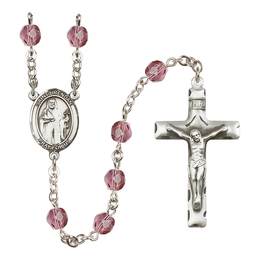 Saint Brendan the Navigator<br>R6013-8018 6mm Rosary<br>Available in 12 colors