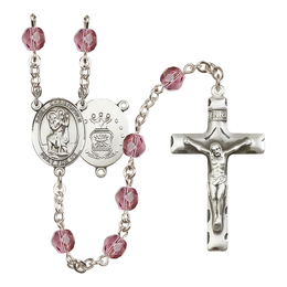 Saint Christopher / Air Force<br>R6013-8022--1 6mm Rosary<br>Available in 12 colors