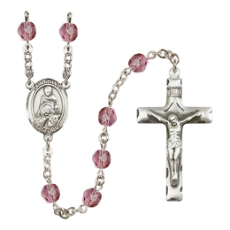 Saint Daniel<br>R6013-8024 6mm Rosary<br>Available in 12 colors