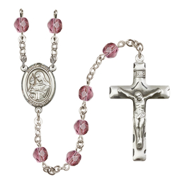 Saint Clare of Assisi<br>R6013-8028 6mm Rosary<br>Available in 12 colors