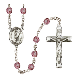Saint Florian<br>R6013-8034 6mm Rosary<br>Available in 12 colors