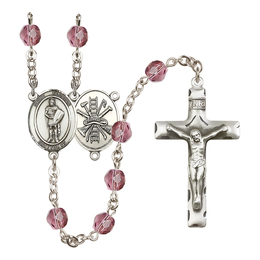 Saint Florian/Firefighter<br>R6013-8034--14 6mm Rosary<br>Available in 12 colors