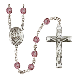 Saint George<br>R6013-8040 6mm Rosary<br>Available in 12 colors